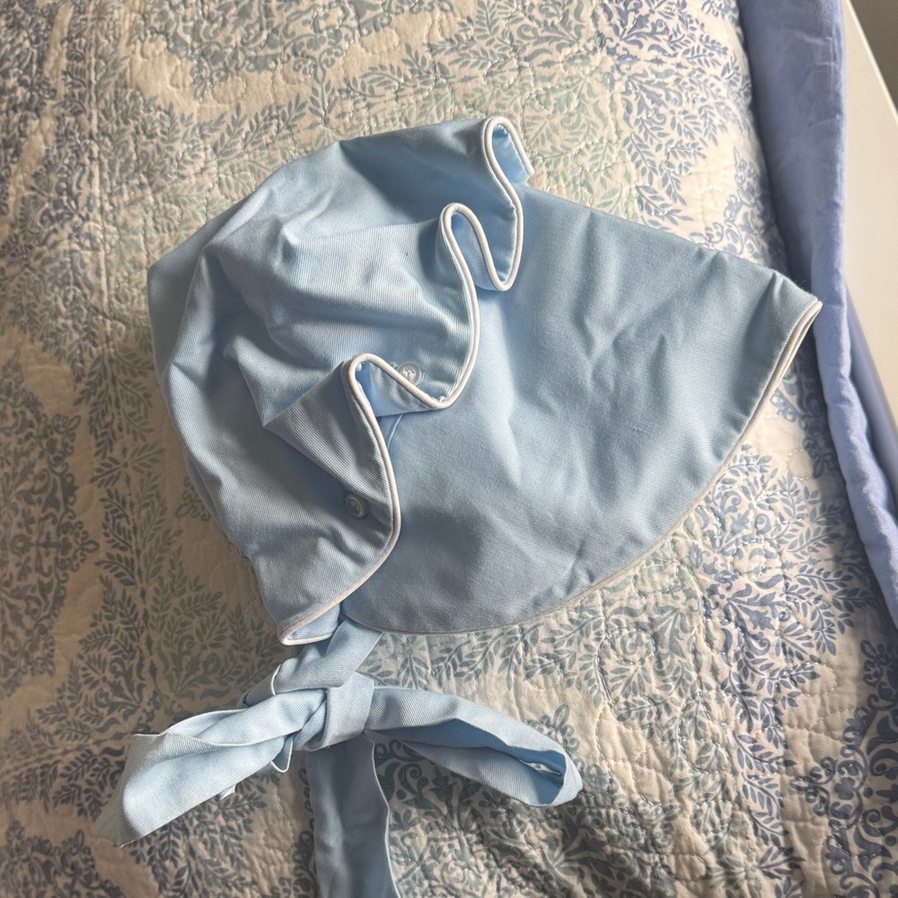 Nantucket kids Light Blue Sun bonnet